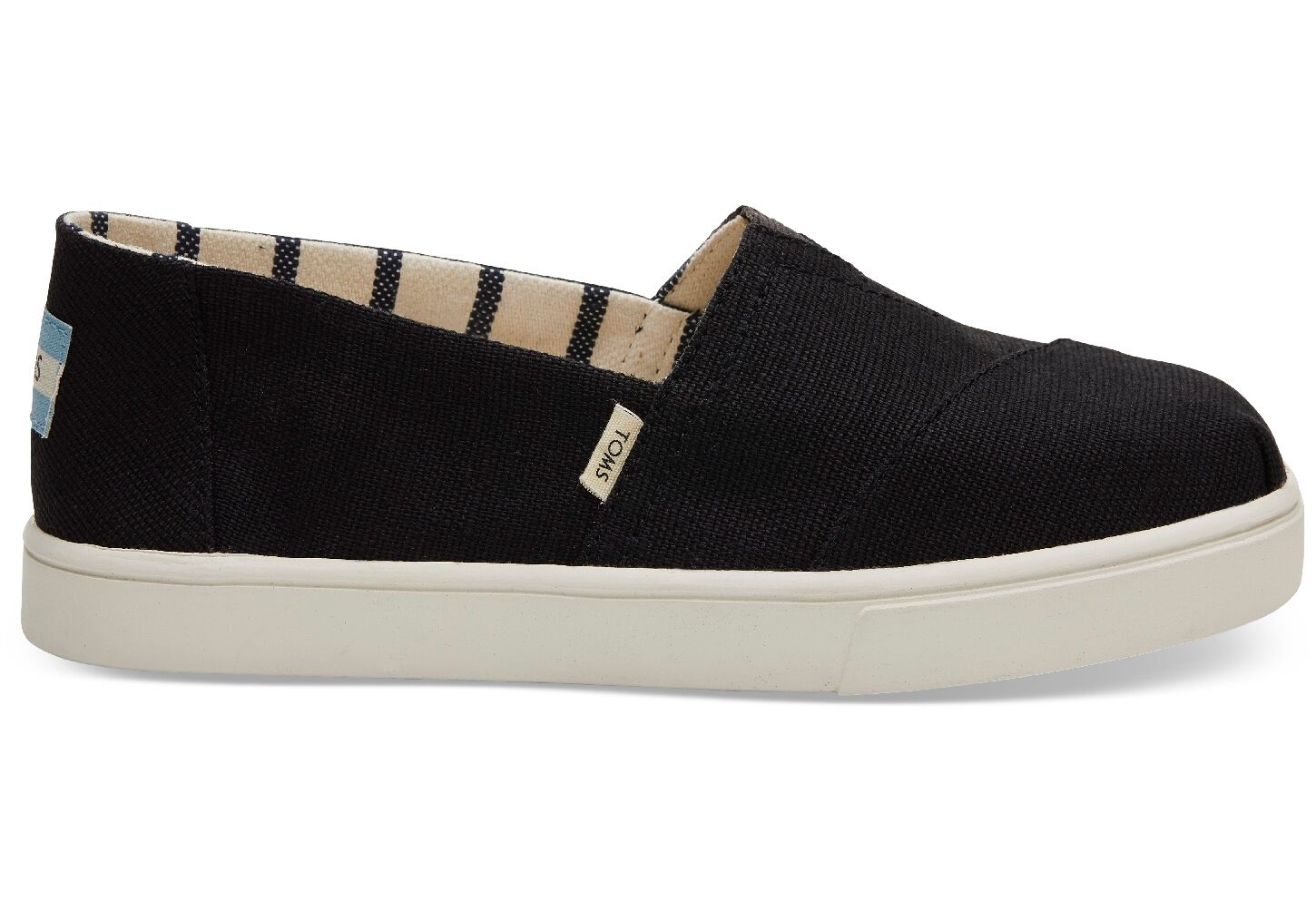 Toms Venice Heritage Canvas Cupsole - Womens Alpargata Espadrilles - Black - NZ - 438265ACL